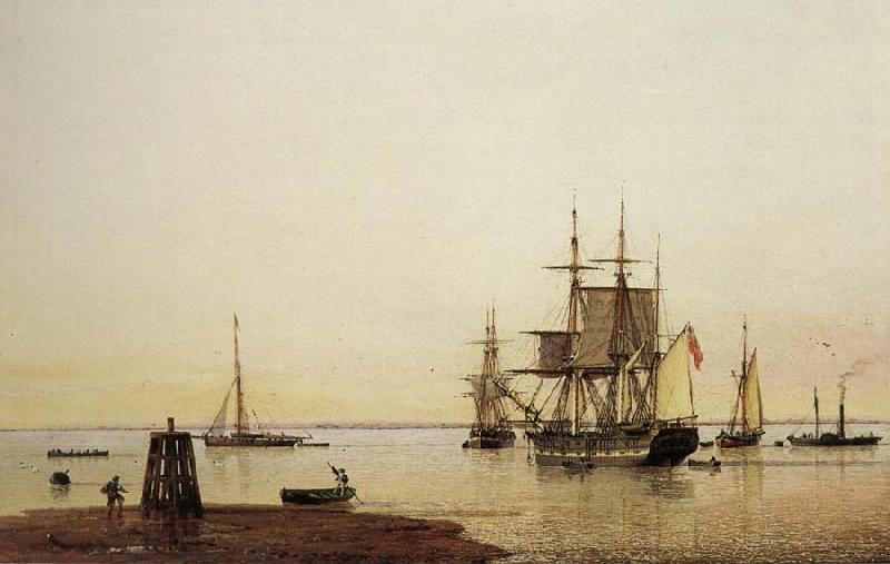 Henry Redmore Merchantmen and other Vessels off the Spurn Light Vessel